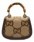 GUCCI (グッチ) バンブー/1947 ジャンボGG/ミニトップハンドル2WAY  ブラウン 未使用品：280000円