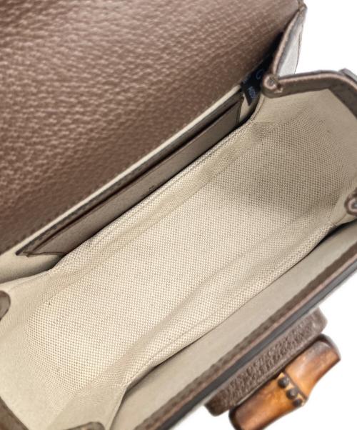 GUCCI（グッチ）GUCCI (グッチ) バンブー 1947 ミニトップハンドルバッグ ブラウン サイズ:ミニの古着・服飾アイテム
