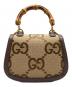 GUCCI (グッチ) バンブー 1947 ミニトップハンドルバッグ ブラウン サイズ:ミニ：265000円