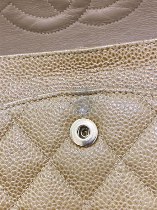 CHANEL（シャネル）CHANEL (シャネル) マトラッセ25 ベージュ×ゴールド サイズ:25の古着・服飾アイテム
