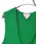中古・古着 BOTTEGA VENETA (ボッテガベネタ) Grass green stretch cotton blend mini dress グリーン サイズ:L：32000円