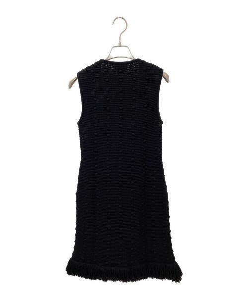 BOTTEGA VENETA（ボッテガベネタ）BOTTEGA VENETA (ボッテガベネタ) ノースリーブワンピース ブラック サイズ:Ⅿの古着・服飾アイテム