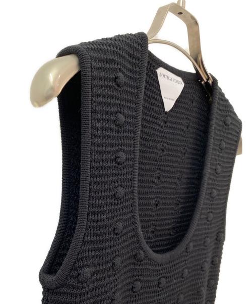 BOTTEGA VENETA（ボッテガベネタ）BOTTEGA VENETA (ボッテガベネタ) ノースリーブワンピース ブラック サイズ:Ⅿの古着・服飾アイテム