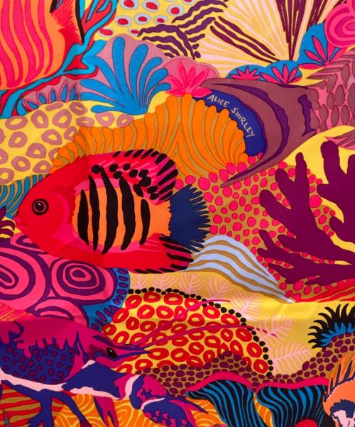 HERMES（エルメス）HERMES (エルメス) シルクスカーフ オレンジの古着・服飾アイテム