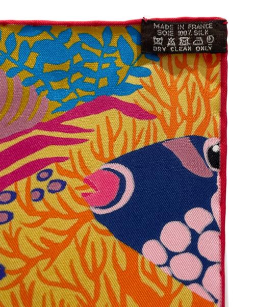 HERMES（エルメス）HERMES (エルメス) シルクスカーフ オレンジの古着・服飾アイテム
