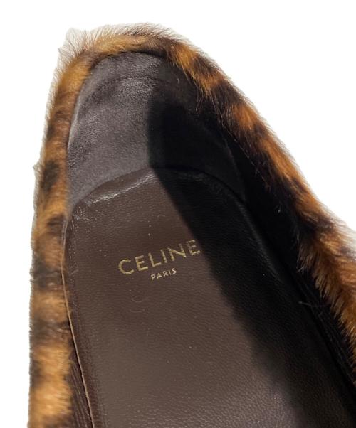 CELINE（セリーヌ）CELINE (セリーヌ) レオパードハラコローファー ブラウン サイズ:43の古着・服飾アイテム