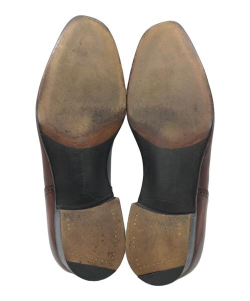 Edward Green（エドワードグリーン）Edward Green (エドワードグリーン) パンチドキャップトゥシューズ ブラウン サイズ:7 1/2の古着・服飾アイテム