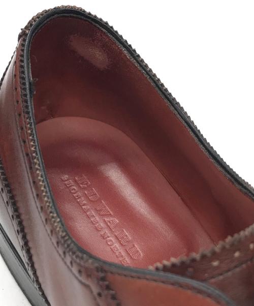 Edward Green（エドワードグリーン）Edward Green (エドワードグリーン) パンチドキャップトゥシューズ ブラウン サイズ:7 1/2の古着・服飾アイテム