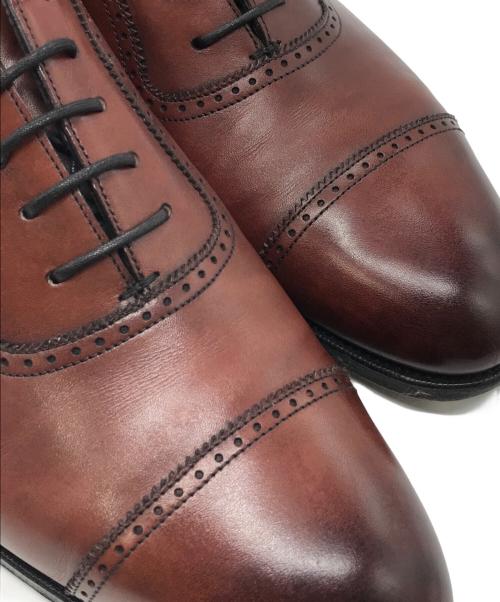 Edward Green（エドワードグリーン）Edward Green (エドワードグリーン) パンチドキャップトゥシューズ ブラウン サイズ:7 1/2の古着・服飾アイテム