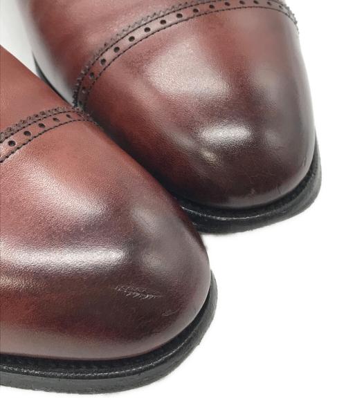 Edward Green（エドワードグリーン）Edward Green (エドワードグリーン) パンチドキャップトゥシューズ ブラウン サイズ:7 1/2の古着・服飾アイテム
