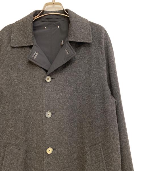 LOUIS VUITTON（ルイ ヴィトン）LOUIS VUITTON (ルイ ヴィトン) リバーシブカシミヤルコート グレー サイズ:46の古着・服飾アイテム