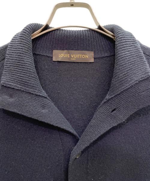 LOUIS VUITTON（ルイ ヴィトン）LOUIS VUITTON (ルイ ヴィトン) カシミヤ ニット カーディガン ネイビー サイズ:Mの古着・服飾アイテム