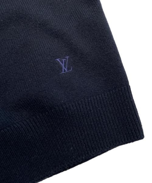 LOUIS VUITTON（ルイ ヴィトン）LOUIS VUITTON (ルイ ヴィトン) カシミヤ ニット カーディガン ネイビー サイズ:Mの古着・服飾アイテム