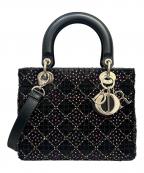 Christian Diorクリスチャン ディオール）の古着「Lady Dior Medium / レディディオール ミディアム」｜ブラック