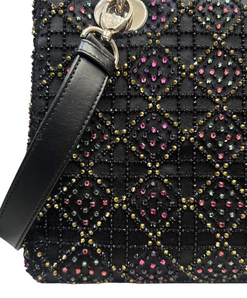 Christian Dior（クリスチャン ディオール）Christian Dior (クリスチャン ディオール) Lady Dior Medium / レディディオール ミディアム ブラック サイズ:ミディアムの古着・服飾アイテム