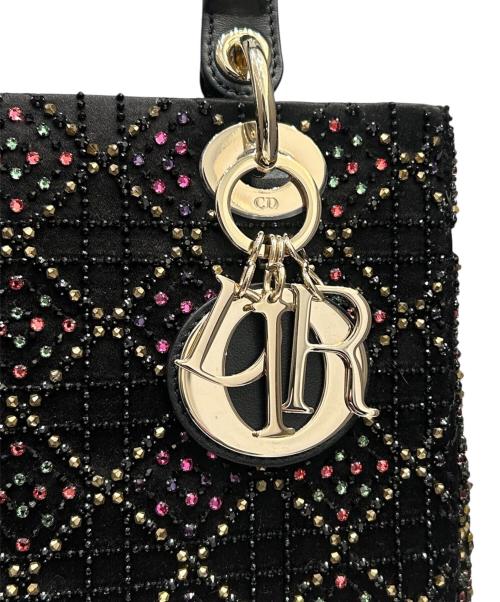 Christian Dior（クリスチャン ディオール）Christian Dior (クリスチャン ディオール) Lady Dior Medium / レディディオール ミディアム ブラック サイズ:ミディアムの古着・服飾アイテム