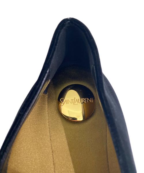 Saint Laurent Paris（サンローランパリ）Saint Laurent Paris (サンローランパリ) ジオバレリーナフラットシューズ ブラック サイズ:37の古着・服飾アイテム