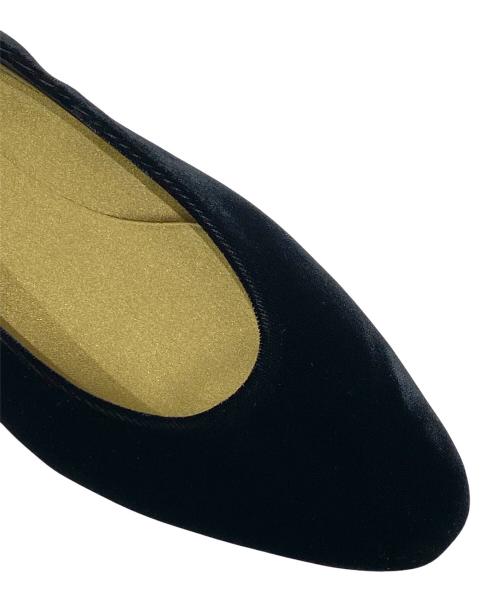 Saint Laurent Paris（サンローランパリ）Saint Laurent Paris (サンローランパリ) ジオバレリーナフラットシューズ ブラック サイズ:37 未使用品の古着・服飾アイテム