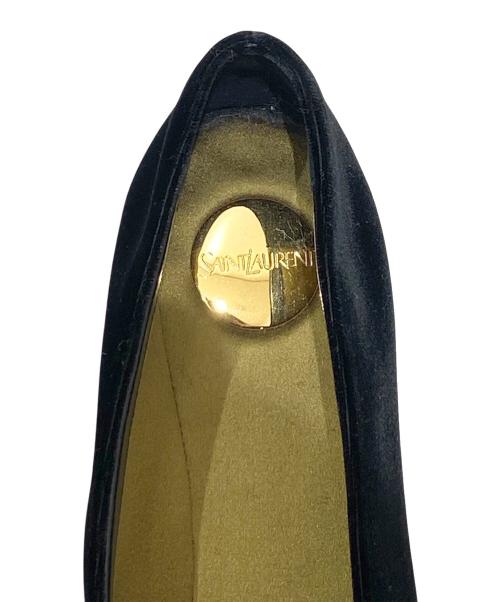 Saint Laurent Paris（サンローランパリ）Saint Laurent Paris (サンローランパリ) ジオバレリーナフラットシューズ ブラック サイズ:37 未使用品の古着・服飾アイテム