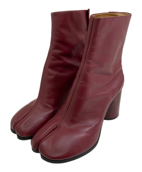 Maison Margiela（メゾンマルジェラ）Maison Margiela (メゾンマルジェラ) Tabiブーツ ボルドー サイズ:37の古着・服飾アイテム