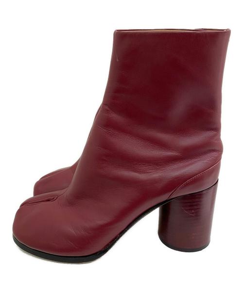 Maison Margiela（メゾンマルジェラ）Maison Margiela (メゾンマルジェラ) Tabiブーツ ボルドー サイズ:37の古着・服飾アイテム