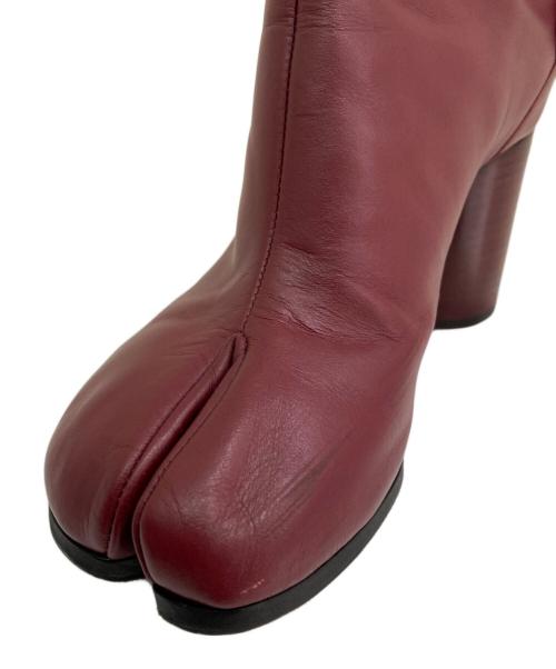 Maison Margiela（メゾンマルジェラ）Maison Margiela (メゾンマルジェラ) Tabiブーツ ボルドー サイズ:37の古着・服飾アイテム