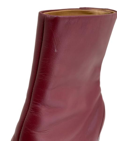Maison Margiela（メゾンマルジェラ）Maison Margiela (メゾンマルジェラ) Tabiブーツ ボルドー サイズ:37の古着・服飾アイテム