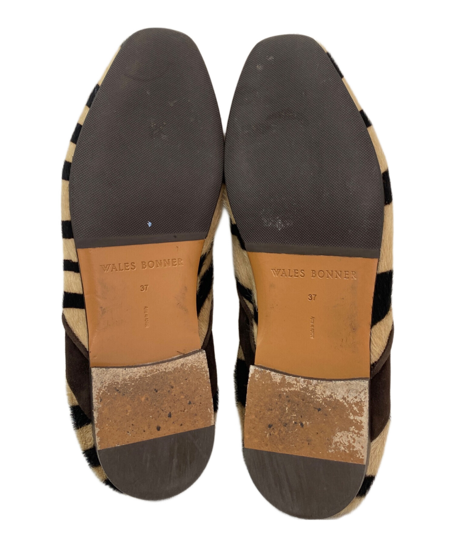 Wales Bonner ウェールズボナー フラットシューズ ローファー 革靴