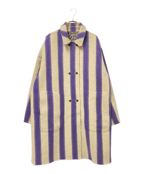 jonnlynx（ジョンリンクス）jonnlynx (ジョンリンクス) リバーシブルロングコート ベージュ サイズ:Mの古着・服飾アイテム