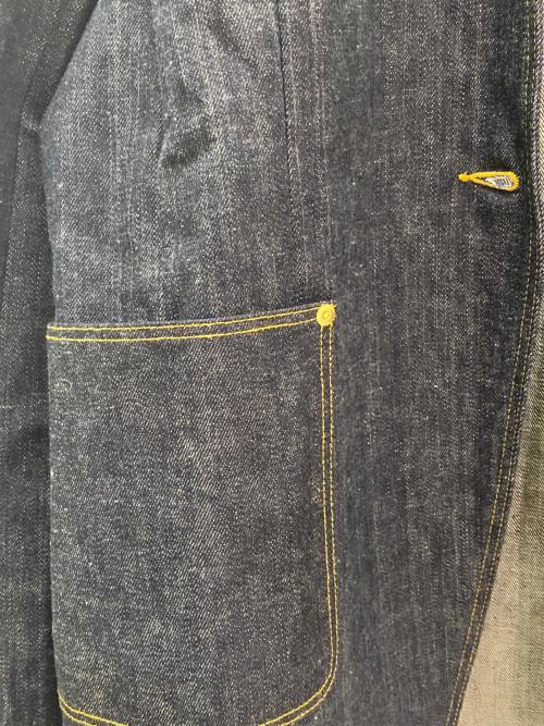 pelleq（ペレック）pelleq (ペレック) Suvin Gold Denim Jacket インディゴ サイズ:Freeの古着・服飾アイテム