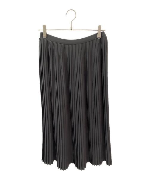 DRIES VAN NOTEN（ドリスヴァンノッテン）DRIES VAN NOTEN (ドリスヴァンノッテン) プリーツスカート グレーカーキ系 サイズ:36の古着・服飾アイテム