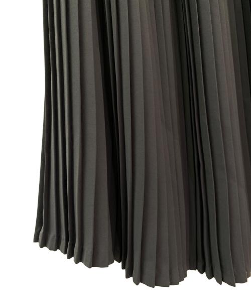 DRIES VAN NOTEN（ドリスヴァンノッテン）DRIES VAN NOTEN (ドリスヴァンノッテン) プリーツスカート グレーカーキ系 サイズ:36の古着・服飾アイテム