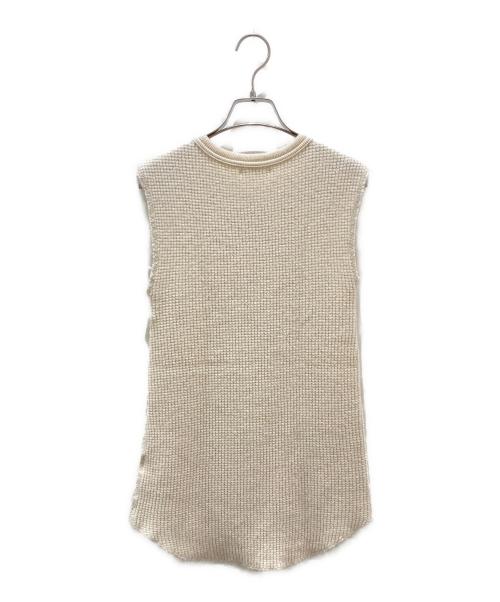 FUMIKA UCHIDA（フミカウチダ）FUMIKA UCHIDA (フミカウチダ) ワッフルタンクトップニット アイボリー サイズ:36の古着・服飾アイテム