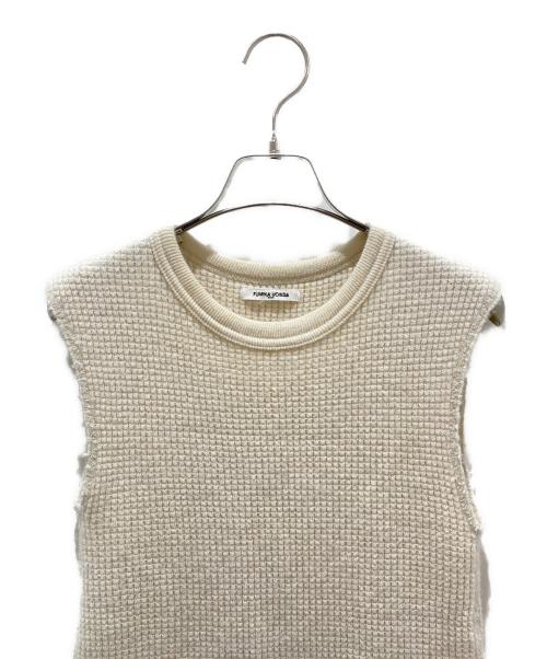 FUMIKA UCHIDA（フミカウチダ）FUMIKA UCHIDA (フミカウチダ) ワッフルタンクトップニット アイボリー サイズ:36の古着・服飾アイテム