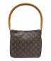 LOUIS VUITTON（ルイ ヴィトン）の古着「ルーピングMM/ショルダーバッグ」｜ブラウン