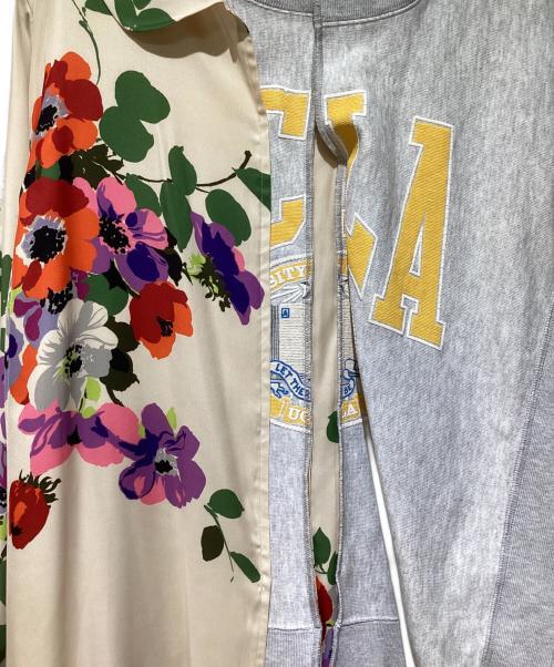 JUNYA WATANABE COMME des GARCONS（(ジュンヤワタナベ コムデギャルソン）JUNYA WATANABE COMME des GARCONS (ジュンヤワタナベ コムデギャルソン) 再構築スウェットドッキングワンピース ベージュ サイズ:Mの古着・服飾アイテム