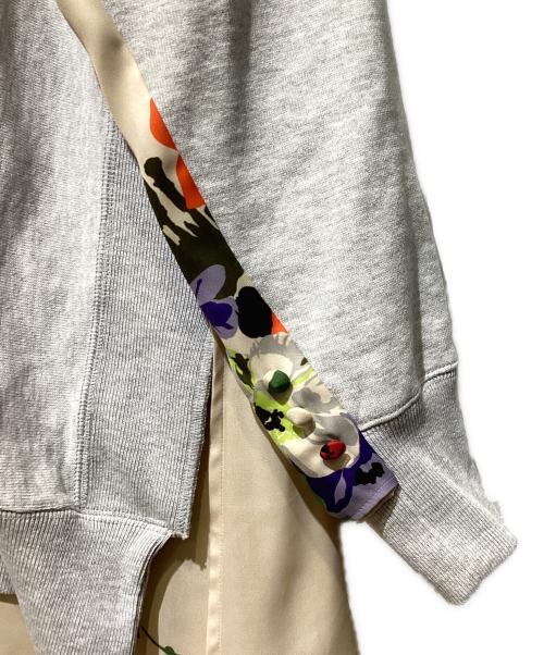 JUNYA WATANABE COMME des GARCONS（(ジュンヤワタナベ コムデギャルソン）JUNYA WATANABE COMME des GARCONS (ジュンヤワタナベ コムデギャルソン) 再構築スウェットドッキングワンピース ベージュ サイズ:Mの古着・服飾アイテム