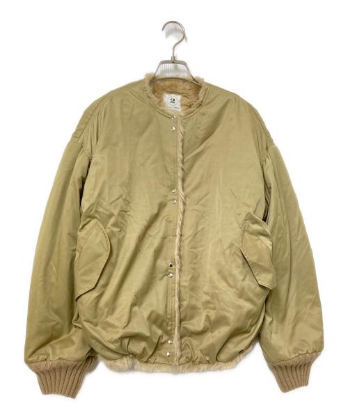 Cul de Sac（クルドサック）Cul de Sac (クルドサック) ファージャケット ベージュ サイズ:2の古着・服飾アイテム