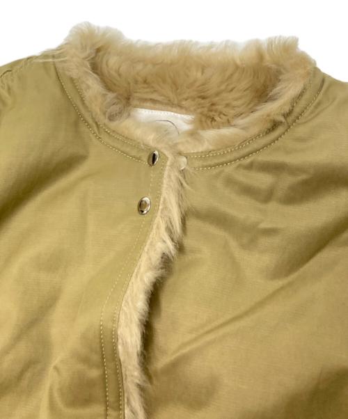 Cul de Sac（クルドサック）Cul de Sac (クルドサック) ファージャケット ベージュ サイズ:2の古着・服飾アイテム