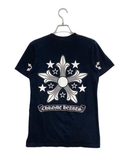 CHROME HEARTS（クロムハーツ）CHROME HEARTS (クロムハーツ) ラージスターTシャツ ブラック サイズ:Sの古着・服飾アイテム