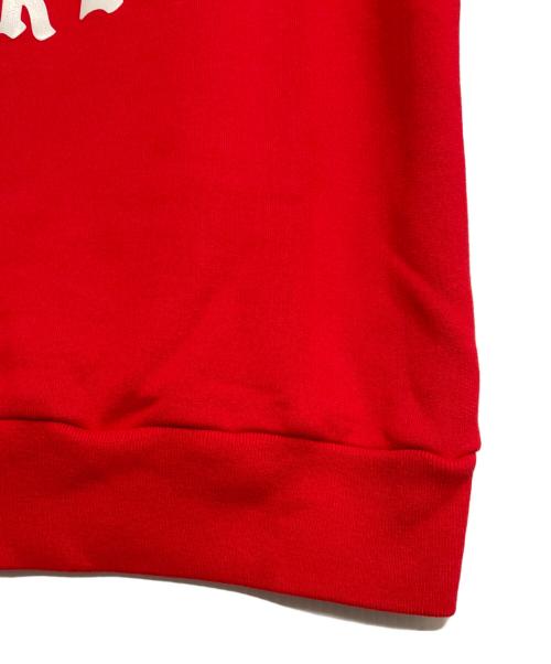 LOUIS VUITTON（ルイ ヴィトン）LOUIS VUITTON (ルイ ヴィトン) プリントクルーネックスウェット  レッド サイズ:Sの古着・服飾アイテム