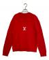LOUIS VUITTON (ルイ ヴィトン) プリントクルーネックスウェット  レッド サイズ:S：45000円