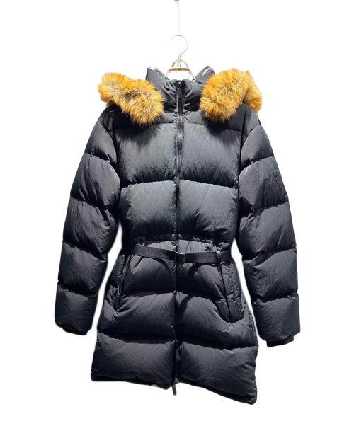 BURBERRY（バーバリー）BURBERRY (バーバリー) ファー付きダウンジャケット/パテッドコート ネイビー サイズ:Sの古着・服飾アイテム