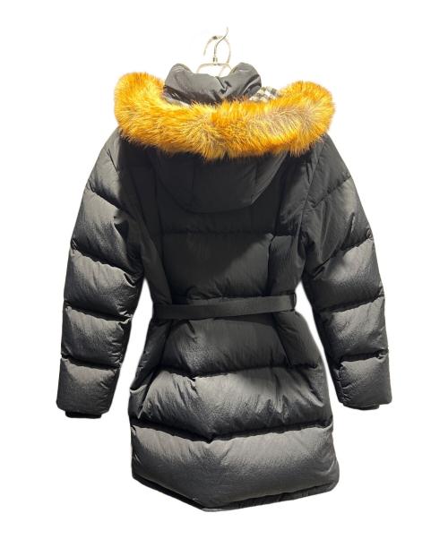 BURBERRY（バーバリー）BURBERRY (バーバリー) ファー付きダウンジャケット/パテッドコート ネイビー サイズ:Sの古着・服飾アイテム