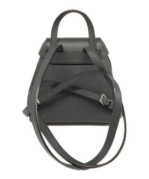 Valextra（ヴァレクストラ）Valextra (ヴァレクストラ) イジィデ バックパック ミニ ブラック サイズ:ミニの古着・服飾アイテム
