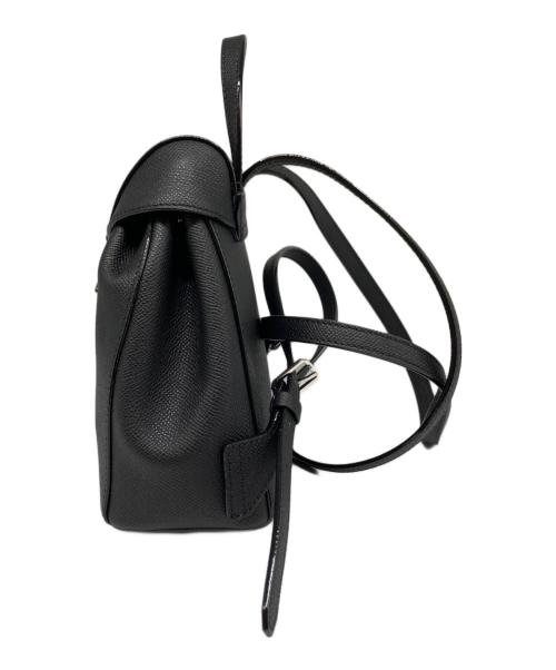 Valextra（ヴァレクストラ）Valextra (ヴァレクストラ) イジィデ バックパック ミニ ブラック サイズ:ミニの古着・服飾アイテム