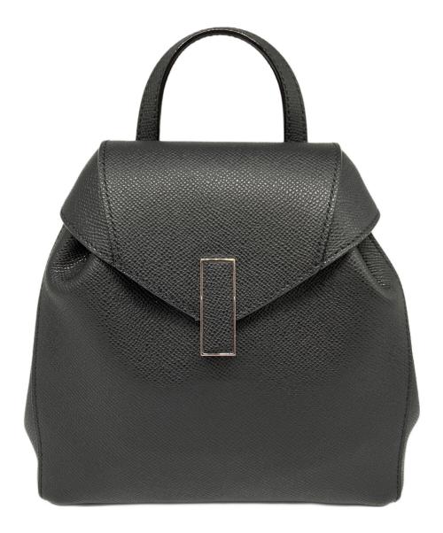 Valextra（ヴァレクストラ）Valextra (ヴァレクストラ) イジィデ バックパック ミニ ブラック サイズ:ミニの古着・服飾アイテム