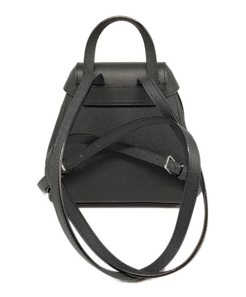 Valextra（ヴァレクストラ）Valextra (ヴァレクストラ) イジィデ バックパック ミニ ブラック サイズ:ミニの古着・服飾アイテム