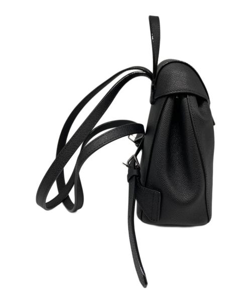 Valextra（ヴァレクストラ）Valextra (ヴァレクストラ) イジィデ バックパック ミニ ブラック サイズ:ミニの古着・服飾アイテム