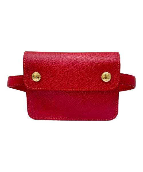 HERMES（エルメス）HERMES (エルメス) ポシェットグリーン レッドの古着・服飾アイテム